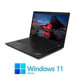 Laptop Touchscreen Lenovo T490, i5-8365U, 16GB DDR4, SSD, Full HD, Win 11 Home